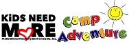 KiDS NEED MoRE Camp Adventure logo